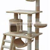 High Quality Cat Tree for Big Cats Solid Wood Cat Climbing Frame Cat House Tree thumbnail-3