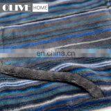 Home Sleepwear Loungewear Nightwear Classic Plain Striped Printed Coral Fleece Bathrobe Pyjamas Sets thumbnail-3