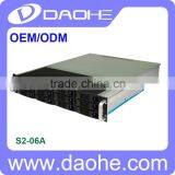 2U Rackmount Chassis 12 Bay Hot Swap Rack Mount Storage Server Case thumbnail-2