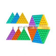 Silicone Kids Squeeze Snappers Reliever Soft Funny Fidget Unicorn Pop up Sensory Cube Fidget Toy thumbnail-5