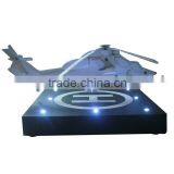 Hot Sell Magnetic Levitating and Rotating Display Aircraft , Levitation Plane thumbnail-3