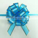 Double Gold-lines Poly Ribbon Pull Bow for Decorative Birthday Flower or Gift Packaging thumbnail-1