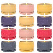 Wholesale Aromatherapy Scented Christmas Soy Candles - Factory Direct, Customizable, 12 - Piece Gift Set, 15 - 18 Hours Burning Time thumbnail-5