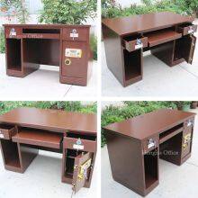 Stylish Office Desk With Hidden Safe – Semiconductor Fingerprint + Touch Screen + Voice Prompt, for Secure Document & Cash Storage thumbnail-2