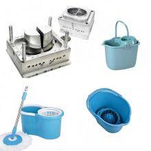 China Custom Plastic Injection Molding Household Magic Mop Bucket Mould thumbnail-1
