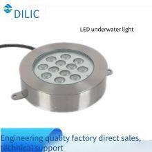 Led Underwater Lights, Surface-mounted Underwater Lights Made of Stainless Steel 316, Available in 6w, 9w, 12w, 15w, 18w, and 24w for Swimming Pools thumbnail-1