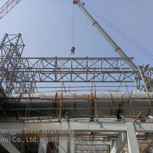 Processing of Large-span Lightweight Spatial Tubular Truss Structures, Installation of Steel Structure Frame Industrial Buildings, Processing and Construction Services for Truss Roofs of Stadiums thumbnail-2