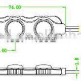 Wholesale High Brightness 3 Chips SMD 5050/2835 LED Module With Optical Lens thumbnail-2