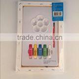 Stretched Canvas Set With Painting and Brush for Kids DIY Quality Choice thumbnail-3