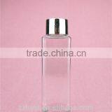 3oz 80ml Clear Square Pet Plastic Pump Bottle for Lotion Packaging thumbnail-2