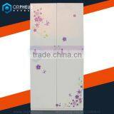 Easy Assembled Hotel Bedroom Set Double Doors Wardrobe Bedroom Furniture Classic Steel Almirah thumbnail-1