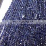 Iolite Faceted Rondelle Beads thumbnail-1