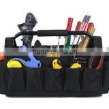 Portable Heavy Duty Fabric Tool Bag With Tubular Steel Handle thumbnail-2