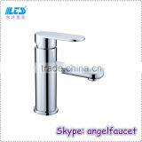 Guangdong Ceramic Cartridge Deck Mounted Series Basin Faucet Cheap Sanitary Wares thumbnail-1