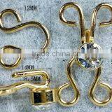 2 Pillar Sedex Audited Factory Rhinestone Metal Hook and Eyes Closures thumbnail-4