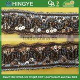 High Quality Fashion Beaded Trim With Seed Beads for Clothing M101 thumbnail-3