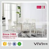 the factory direct sale new design cream glass dining table design