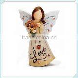 Painted Small Resin Angel Figurine thumbnail-1