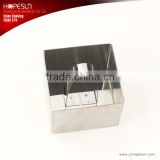 Hot sell food grade stainless steel square cookie cutter for cooking tools