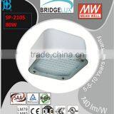 80w Ip65 Gas Station Led Canopy Light for 2 Years Warranty With CE RoHS