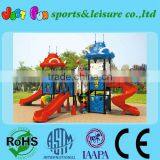 New Robot Ourdoor Playground Equipment Plastic Slide