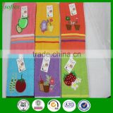 promotional items china cotton terry applique kitchen towels
