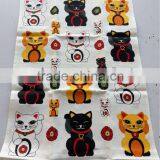 Kitchen Linen Tea Towel for Promotion and Giftkitchen Printed Tea Towel for Home Decoration Cat Design thumbnail-1