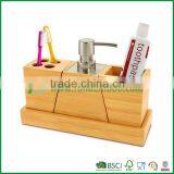 FB7-2012 Bamboo Bathroom Accessory, Toothbrush Box, Toothpaste Holder, Body Wash Dispenser thumbnail-2