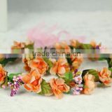 2016 hot salewholesale artificial flower bride head hydrangea wreath headdress