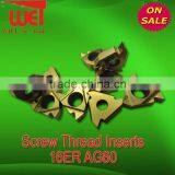 Wholesale Threading Inserts Cemented Carbide Thread Inserts for Carbide Lathe Machines(16ER AG60) thumbnail-1