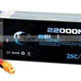 14.8v 25C 2S to 6S 22000mAh Lipo Battery for Quadcopter Agricultural UAV LiPO Battery Pack thumbnail-2