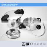 Stainless Steel National Pressure Cookers, Sandwich Bottom, Suitable to Gas Stove & Induction Cooker ASF 22CM 6L