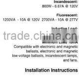 SK901UN 120-277VAC Dual Sensor Switch,wall Switch With Ultrasonic Sensor and Microphonics thumbnail-5
