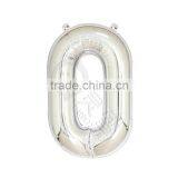 40inch Silver Aluminium Foil Number Balloon for Birthday Party Decoration Balloon thumbnail-2
