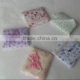 Promotional foldable sanitary napkin pad bags ( for girls and lady )
