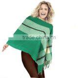 China Wholesale Spring Acrylic Scarf Green Color Wrap Scarf Best-selling Scarf Shawl thumbnail-1