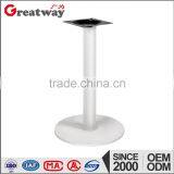 convenient round steel table leg for round table top