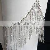 New Women Silver Metal Trendy Long Leg Armor Chains Body Tassel Fashion Jewelry thumbnail-2