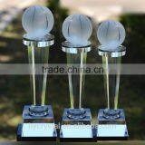 2016 Crystal Glass Nba Plastic Basketball Trophy Wholesale thumbnail-3