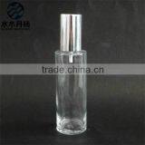 100ml Cosmetic Glass Lotion Bottles Luxury Lotion Bottles With Aluminium Pump Sprayer