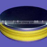 Round Zipper Tin Box