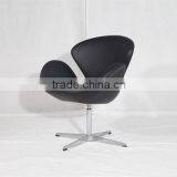 Arne Jacobsen Leather Rotatory Chair Swan Chair Full Leather Design thumbnail-1