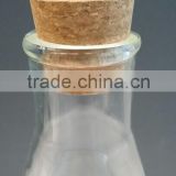 "LEECORK" high density tapered cork stopper made of agglomerated cork for jar or glass bottle
