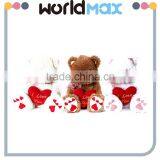 Wholesale Products Cartoon Heart Bear Plush Toy thumbnail-3