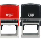 Square 50x30 Black Good Performance Plastic Pre-Inked Stamp Company Smart Inked Self Ink Stamp thumbnail-1