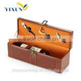 Hot Sale Single Foliding Wine Box Leather Wine Box thumbnail-1