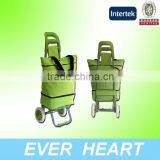 Wire World Daphne Comfortable Folding Rolling Wheeled Supermarket Holder Trolley Shopping Bag Cart