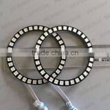 Factory Discount Price 90mm RGB Led Angel Eyes Rings 12V Multicolor Led Halo Ring Light for All Car Angel Eyes Headlight thumbnail-3