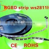 144leds WS2812 Led Strip Addressable Each Pixel DC5V ADS-10144-WS2812b thumbnail-1