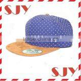 Custom All Over Print Dot 5 Panel Hat With Suede Brim thumbnail-6